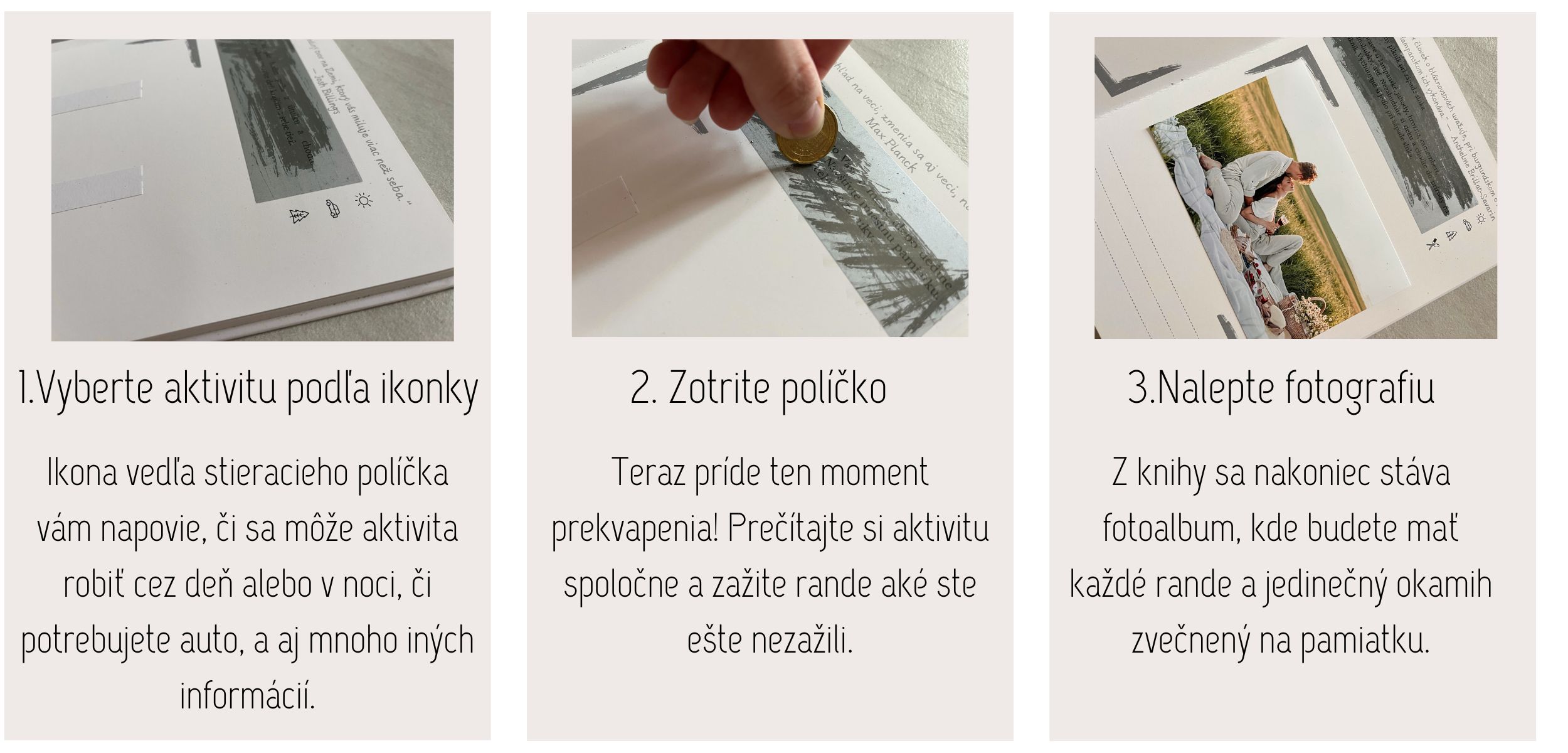 Teraz príde ten moment prekvapenia! Prečítajte si aktivitu spoločne a zažite rande aké ste ešte nezažili. (3)